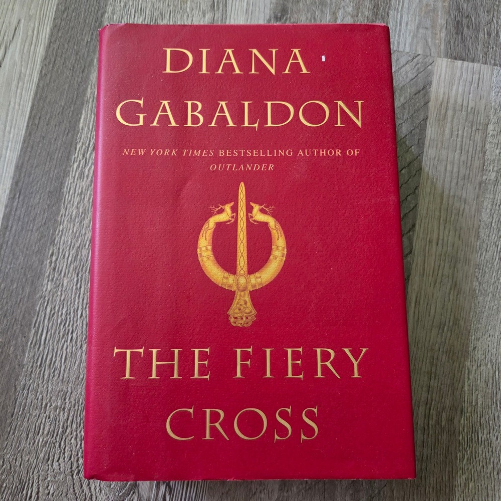 The Fiery Cross Diana Gabaldon First Edition 2001 Outlander Series Hardcover DC